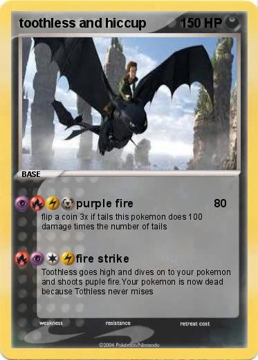 Pokemon toothless and hiccup