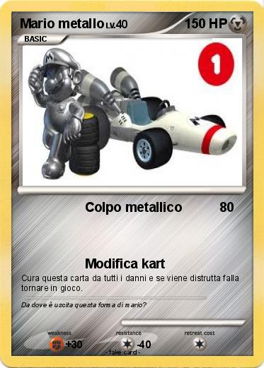 Pokemon Mario metallo