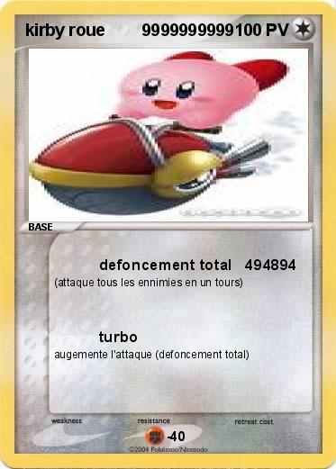 Pokemon kirby roue        9999999999        