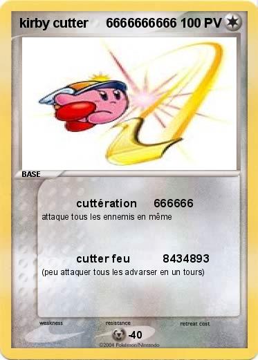 Pokemon kirby cutter     6666666666        