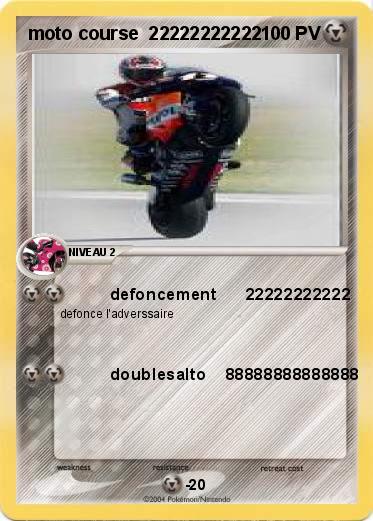 Pokemon moto course  22222222222