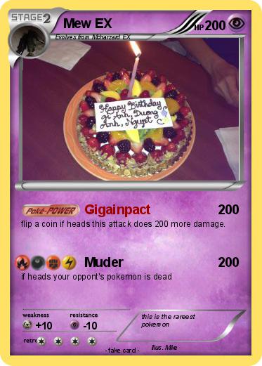 Pokemon Mew EX
