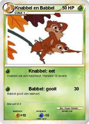 Pokemon Knabbel en Babbel
