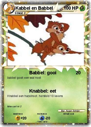 Pokemon Kabbel en Babbel