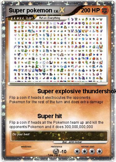 Pokemon Super pokemon