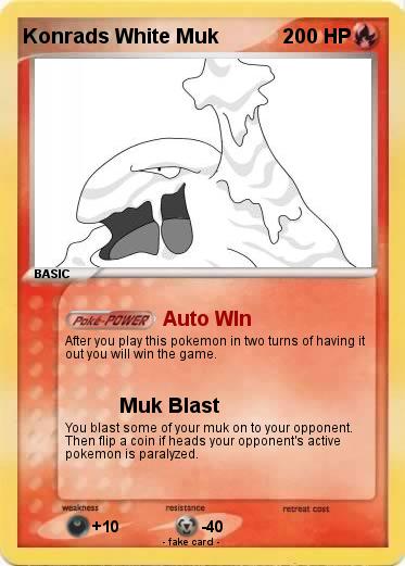 Pokemon Konrads White Muk