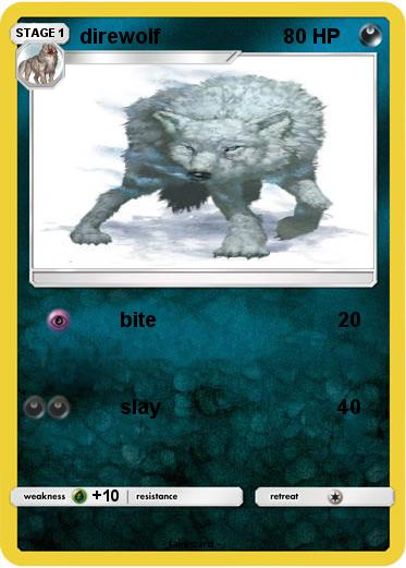 Pokemon direwolf