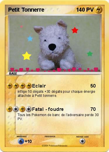 Pokemon Petit Tonnerre