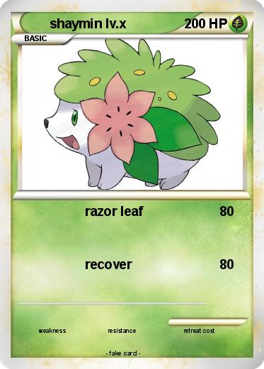 Pokemon shaymin lv.x
