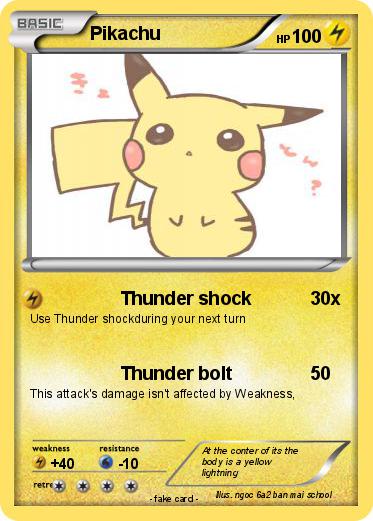 Pokemon Pikachu