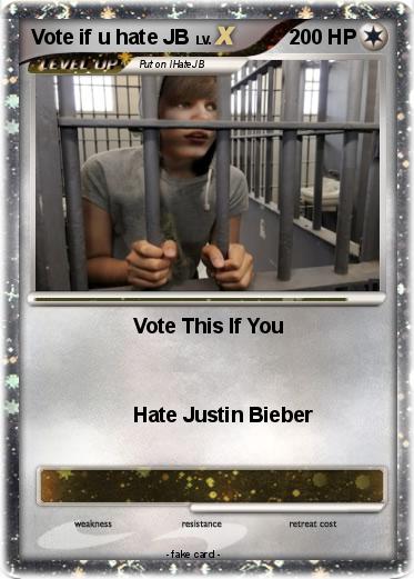 Pokemon Vote if u hate JB