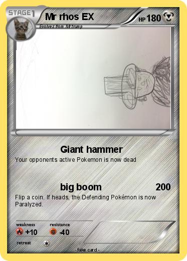 Pokemon Mr rhos EX