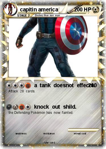 Pokemon capitin america