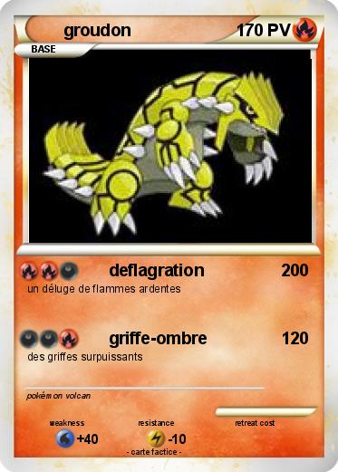 Pokemon groudon