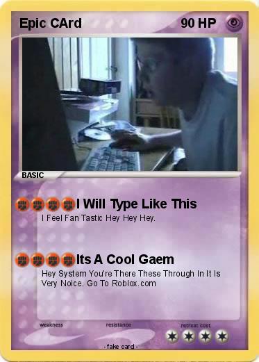 Pokemon Its A Kard Will Be Cool