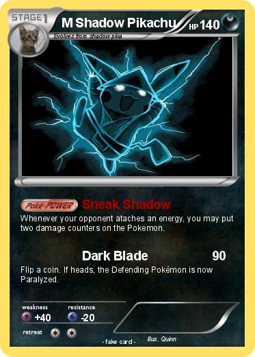 Pokemon M Shadow Pikachu