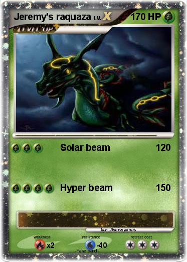 Pokemon Jeremy's raquaza