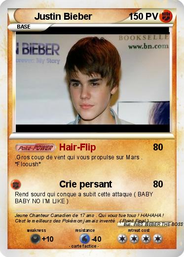 Pokemon Justin Bieber