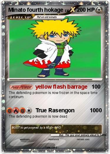 Pokemon Minato fourth hokage