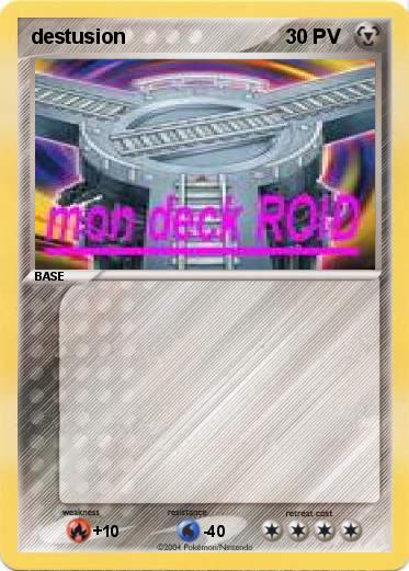 Pokemon destusion