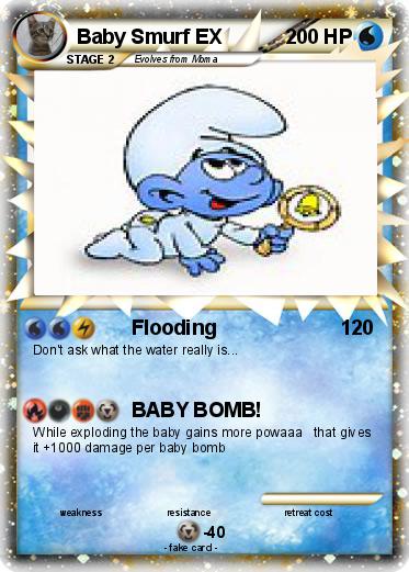 Pokemon Baby Smurf EX