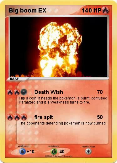 Pokemon Big boom EX