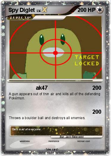 Pokemon Spy Diglet