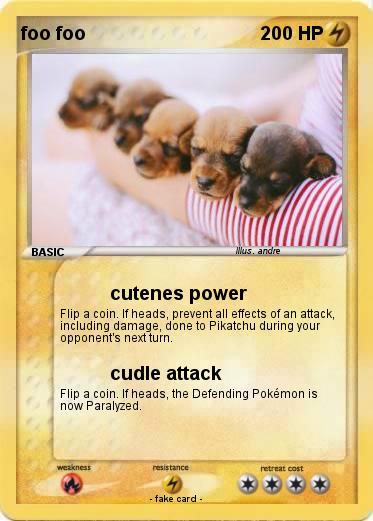 Pokemon foo foo