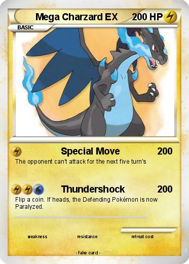Pokemon Mega Charzard EX