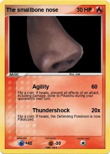 Pokemon The smallbone nose
