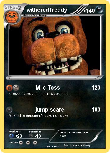 Pokemon withered freddy