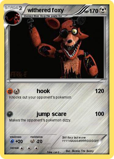 Pokemon withered foxy