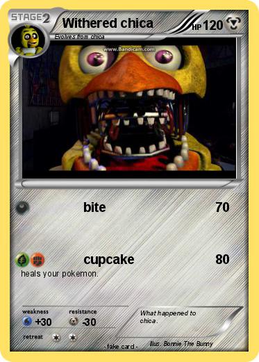 Pokemon Withered chica