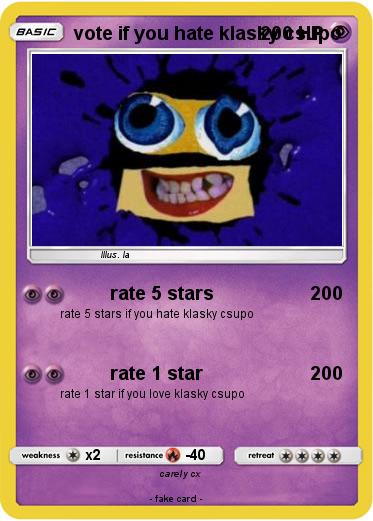 Pokemon vote if you hate klasky csupo
