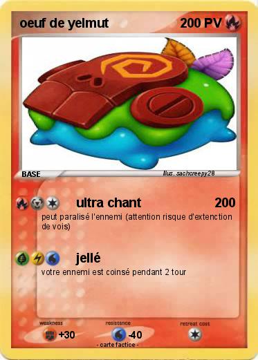 Pokemon oeuf de yelmut
