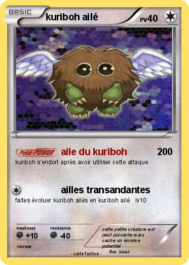 Pokemon kuriboh ailé