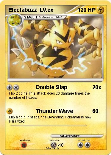 Pokemon Electabuzz  LV.ex