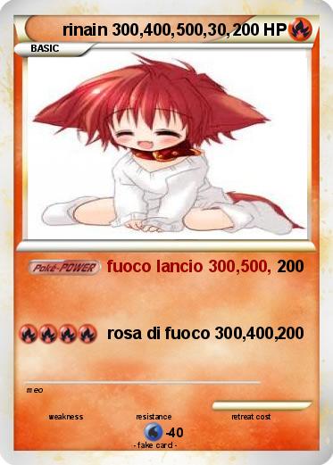 Pokemon rinain 300,400,500,30,