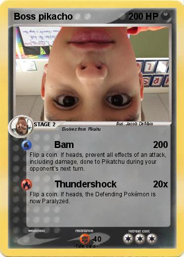 Pokemon Boss pikacho