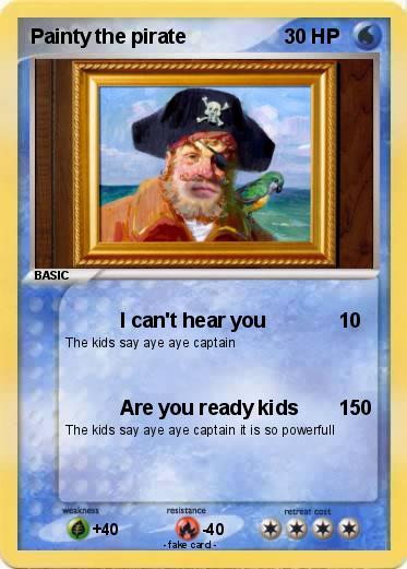 Pokemon Painty the pirate