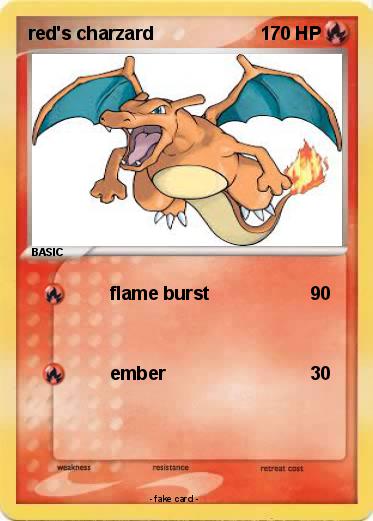 Pokemon red's charzard