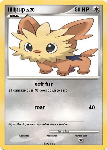 Pokemon lillipup