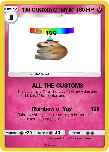 Pokemon 100 Custom Chomik
