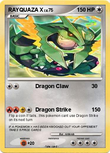 Pokemon RAYQUAZA X