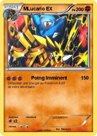 Pokemon MLucario EX