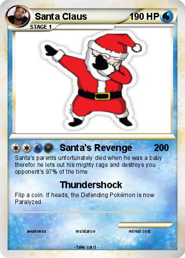 Pokemon Santa Claus