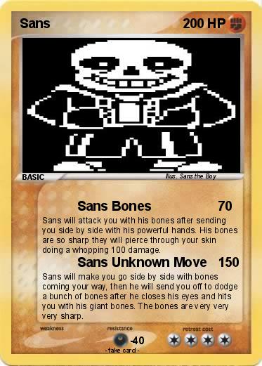 Pokemon Sans