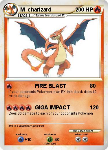 Pokemon M  charizard