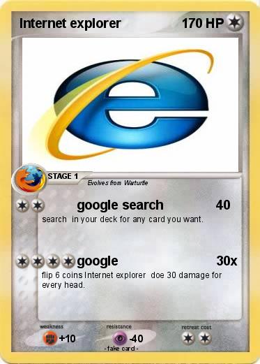 Pokemon Internet explorer
