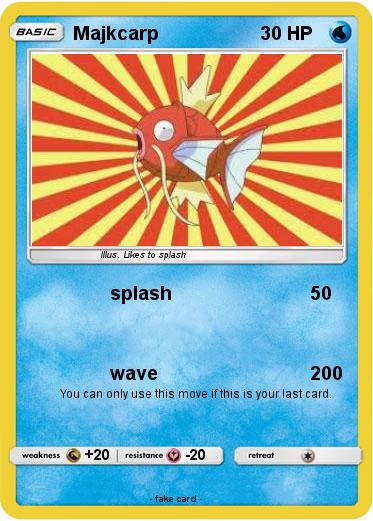 Pokemon Majkcarp